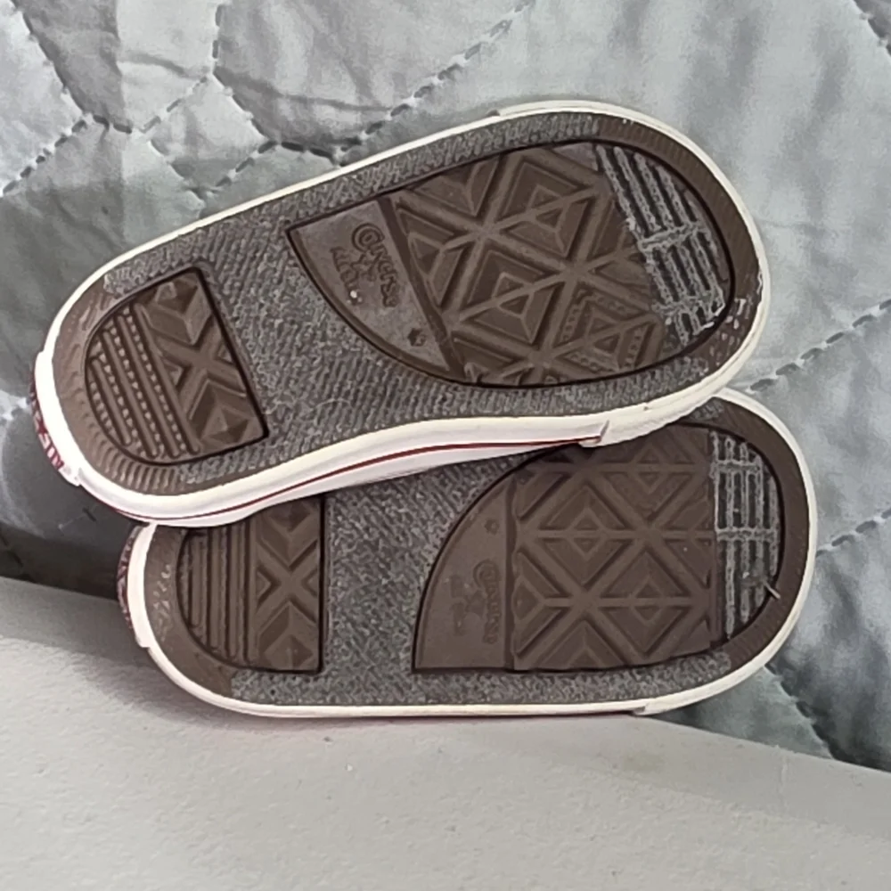 Converse Infant Girl's Chuck Taylor All Star Ox Barely Rose Sz 5